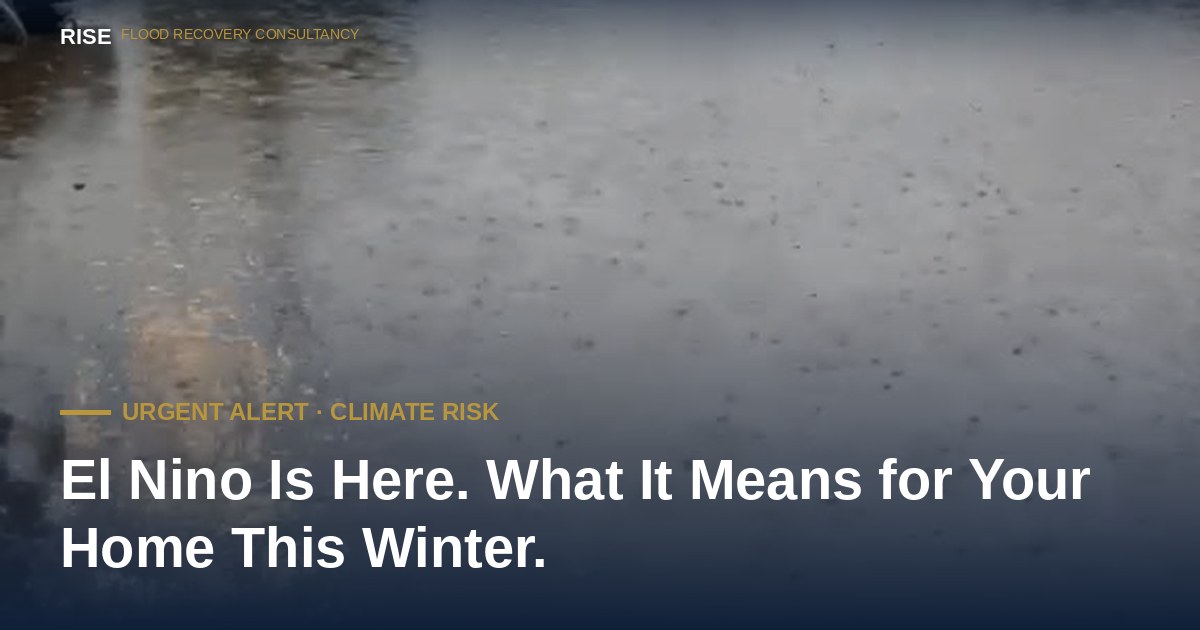 El Nino flood risk this winter